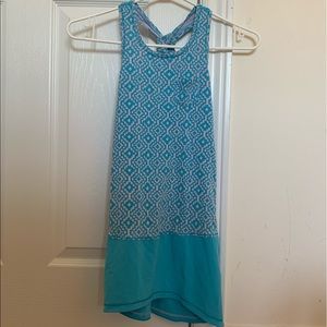 Ivviva Lululemon Blue Flowy Summer Dress